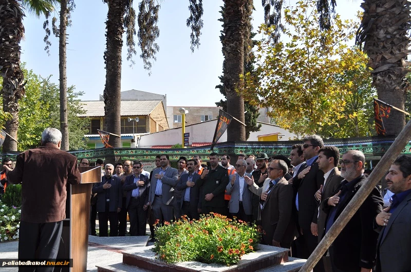 تجدید میثاق دانشجویان ،اساتید و کارکنان  آموزشکده فنی امام خمینی (ره) علی آباد کتول  باشهیدان ورهبری  معظم انقلاب
 4