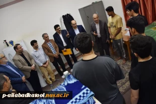 بازدید فرامرز دیلم کتولی فرماندار شهرستان علی آباد کتول از خوابگاه مرکز   2