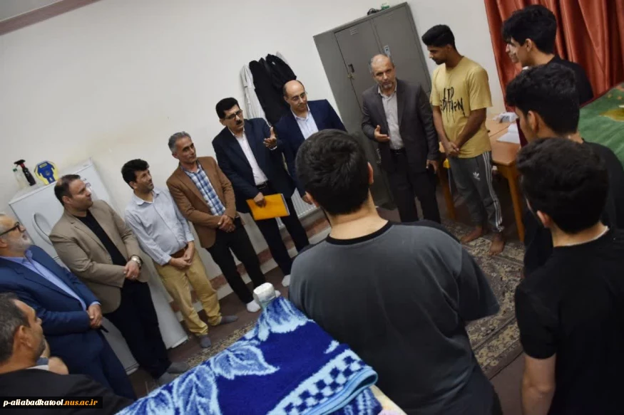بازدید فرامرز دیلم کتولی فرماندار شهرستان علی آباد کتول از خوابگاه مرکز