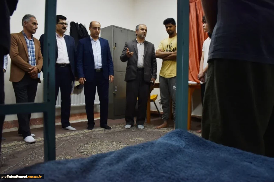 بازدید فرامرز دیلم کتولی فرماندار شهرستان علی آباد کتول از خوابگاه مرکز   2